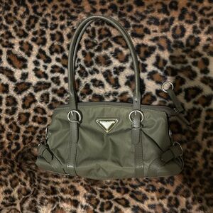 Milano Khaki Green Shoulder Bag